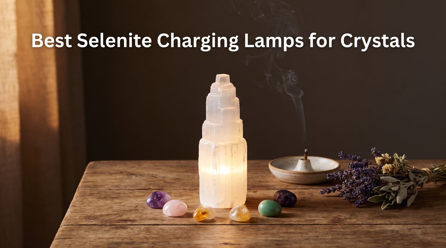 Best Selenite Charging Lamps for Crystals