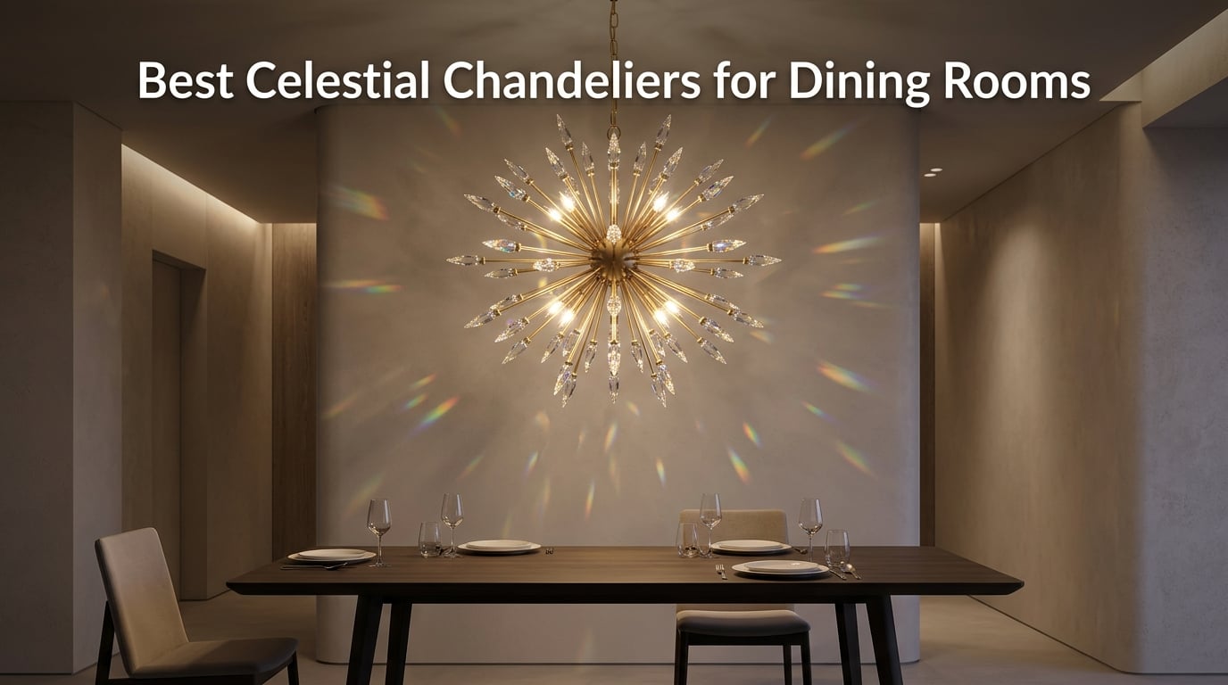 Best Celestial Chandeliers for Dining Rooms