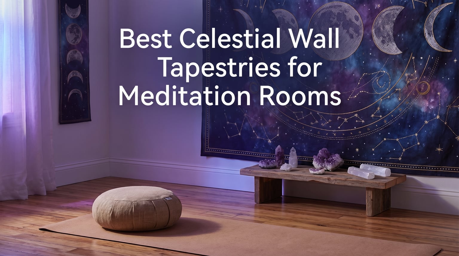 Best Celestial Wall Tapestries for Meditation Rooms