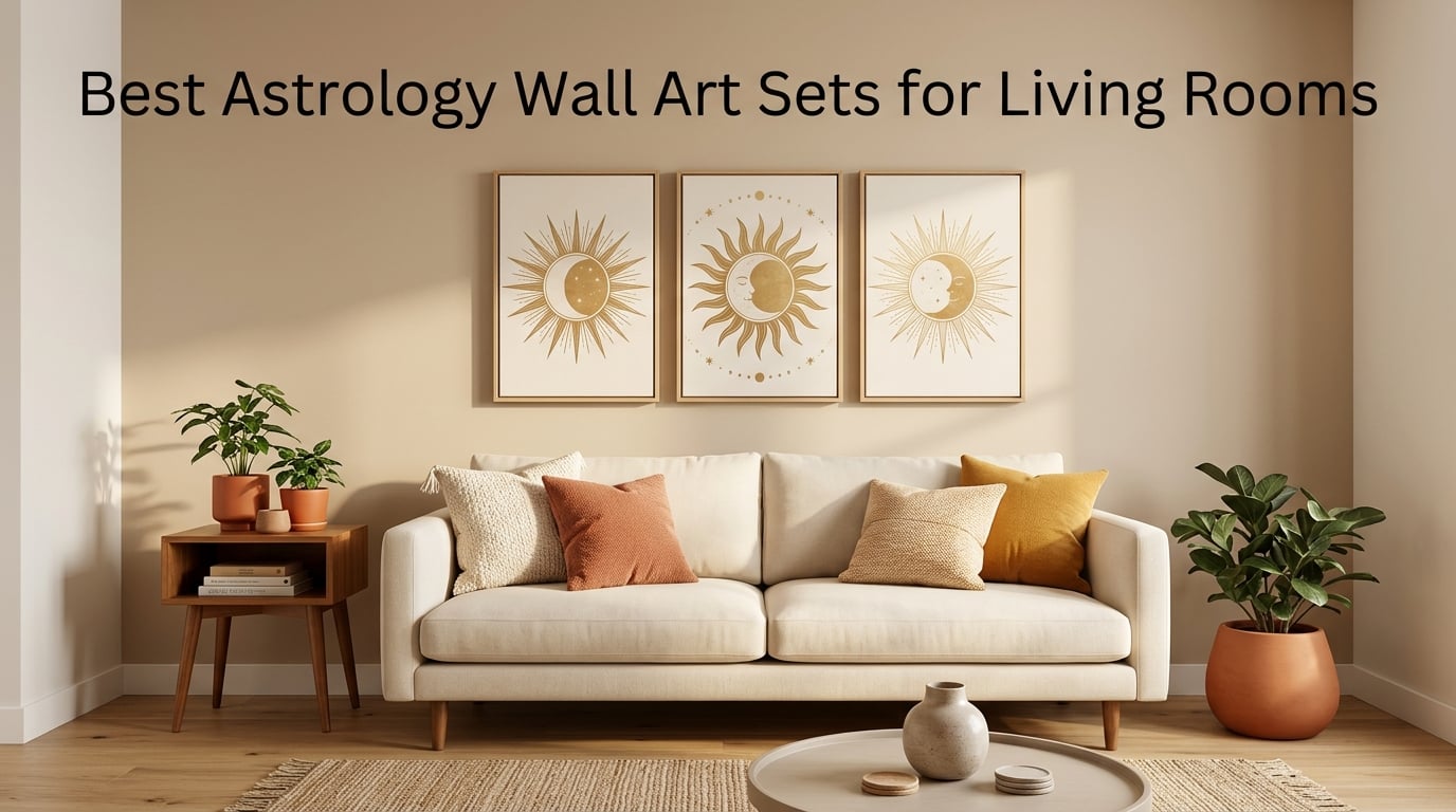 Best Astrology Wall Art Sets for Living Rooms