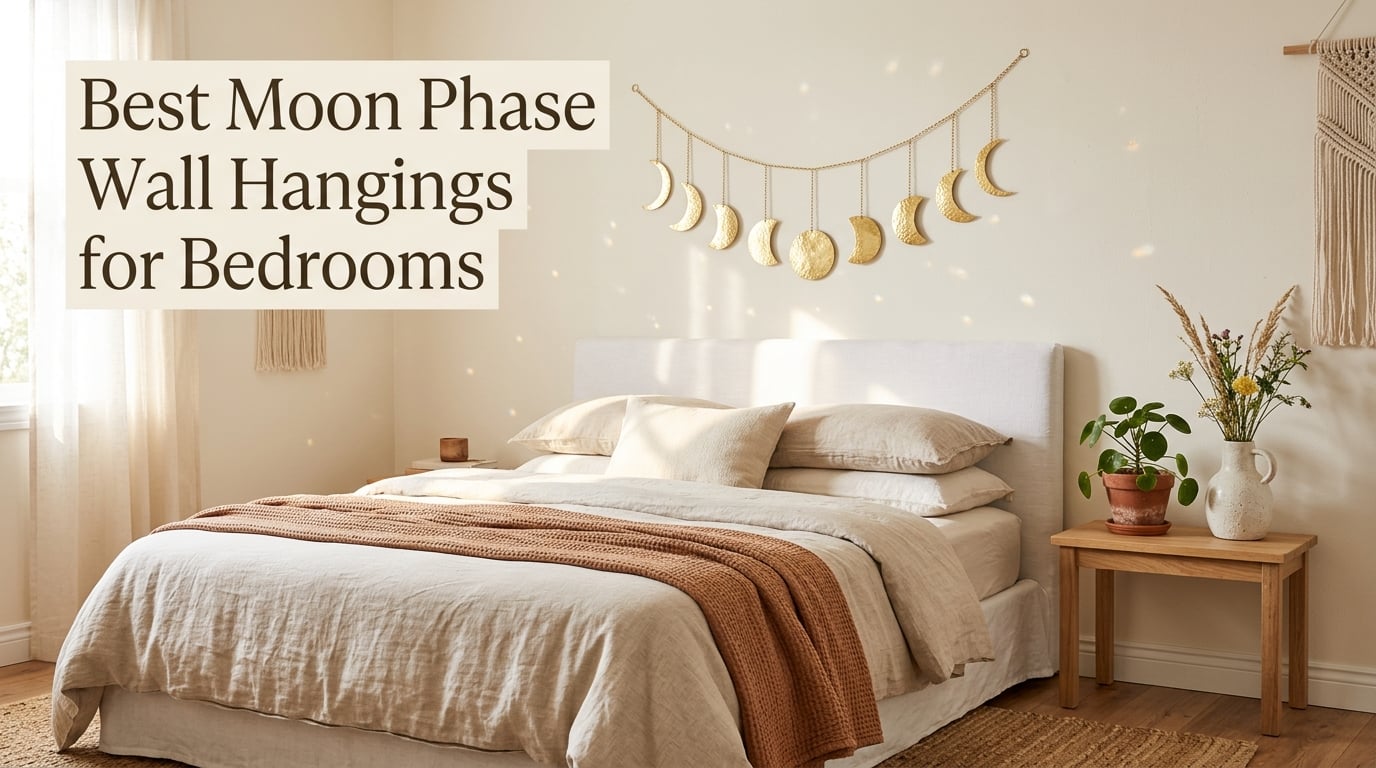 Best Moon Phase Wall Hangings for Bedrooms