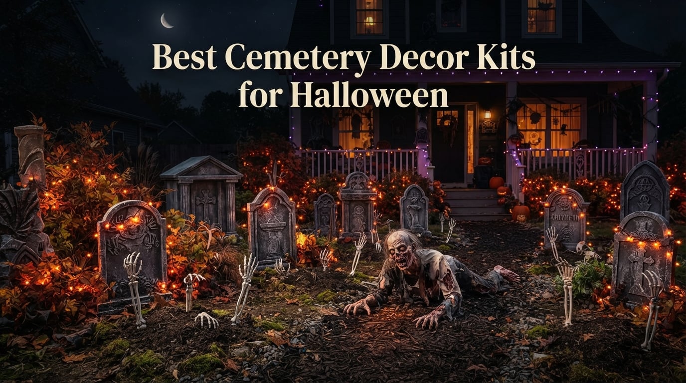 Best Cemetery Decor Kits for Halloween