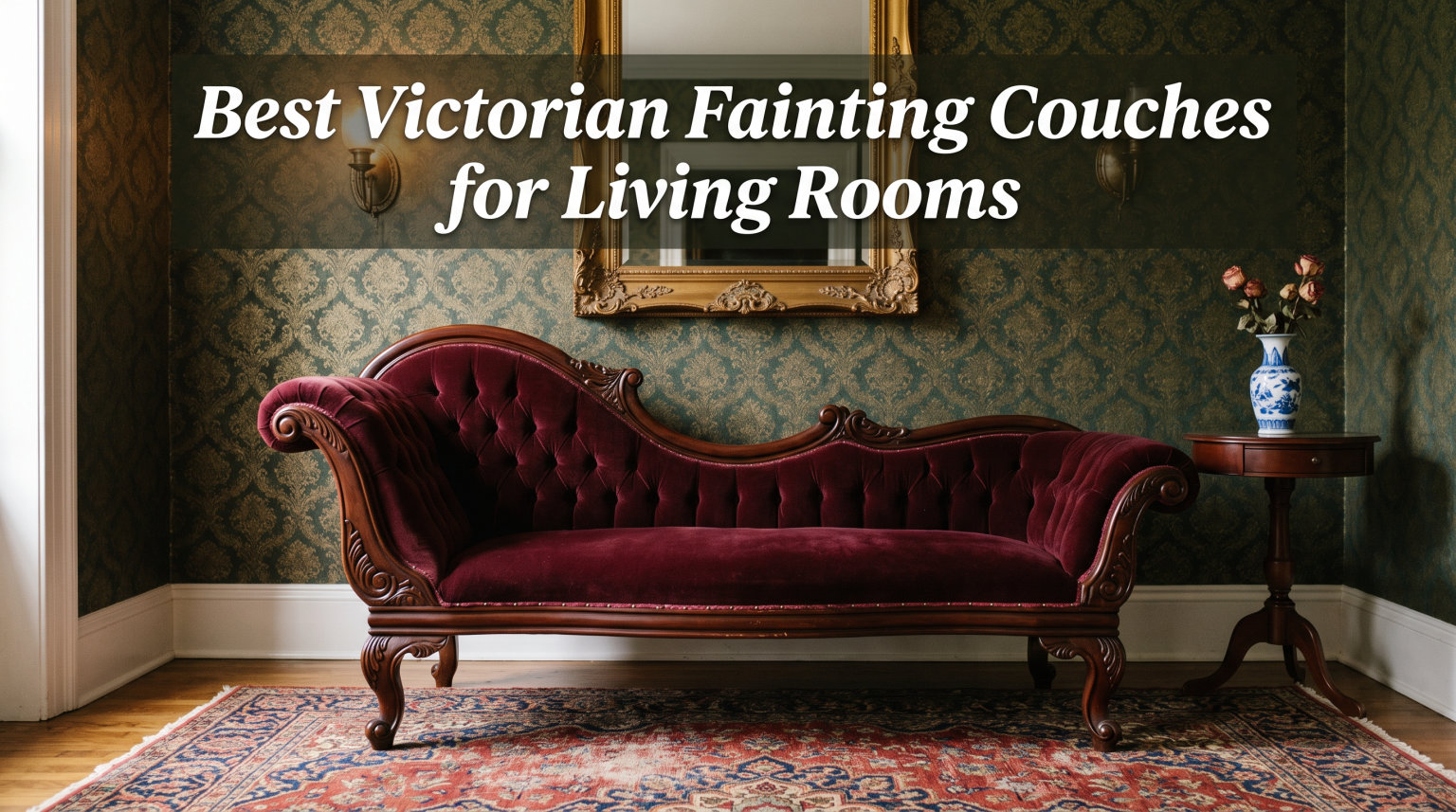 Best Victorian Fainting Couches for Living Rooms