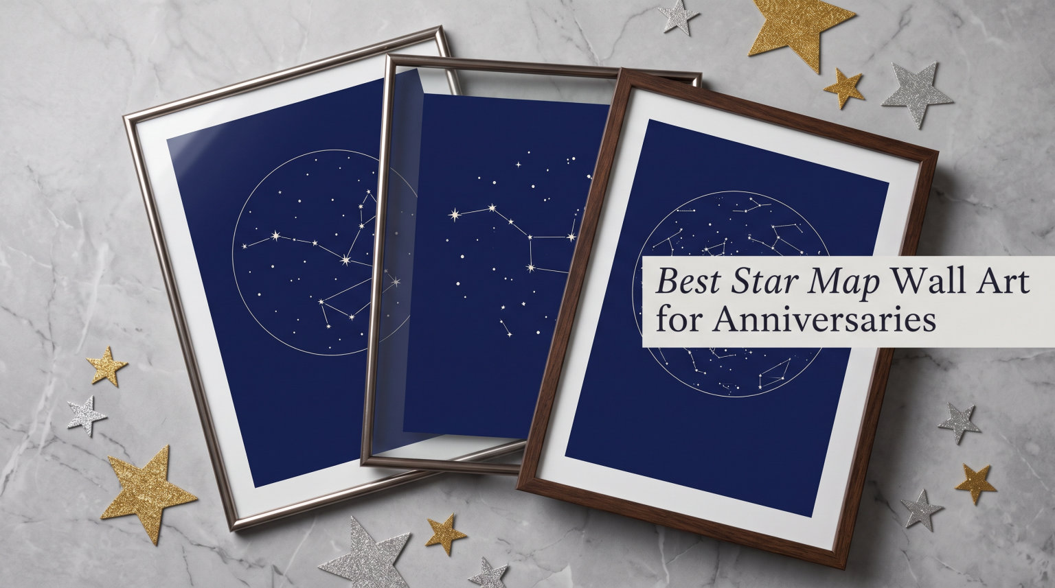 Best Star Map Wall Art for Anniversaries