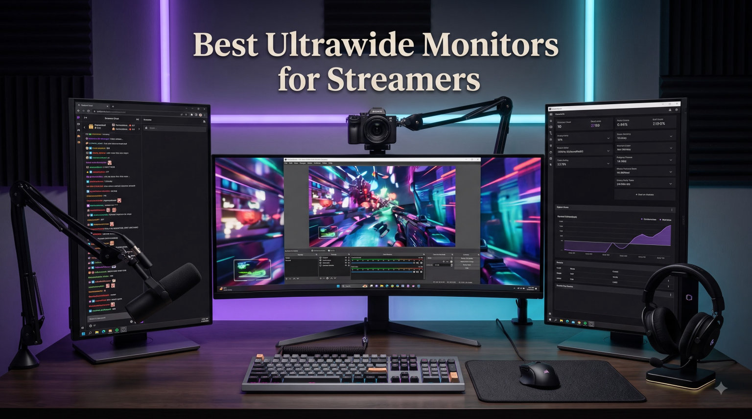 Best Ultrawide Monitors for Streamers