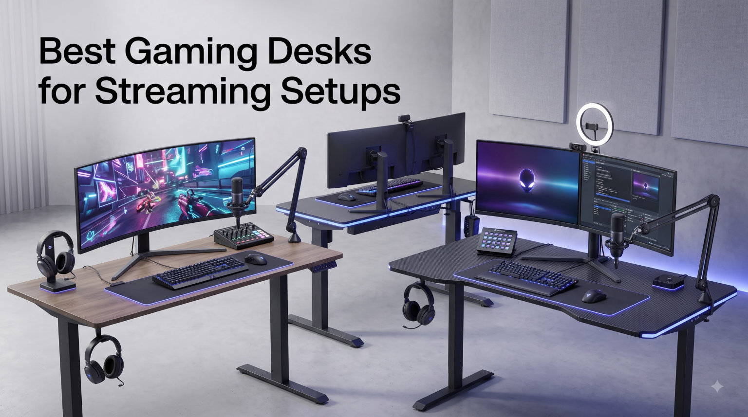 Best Gaming Desks for Streaming Setups
