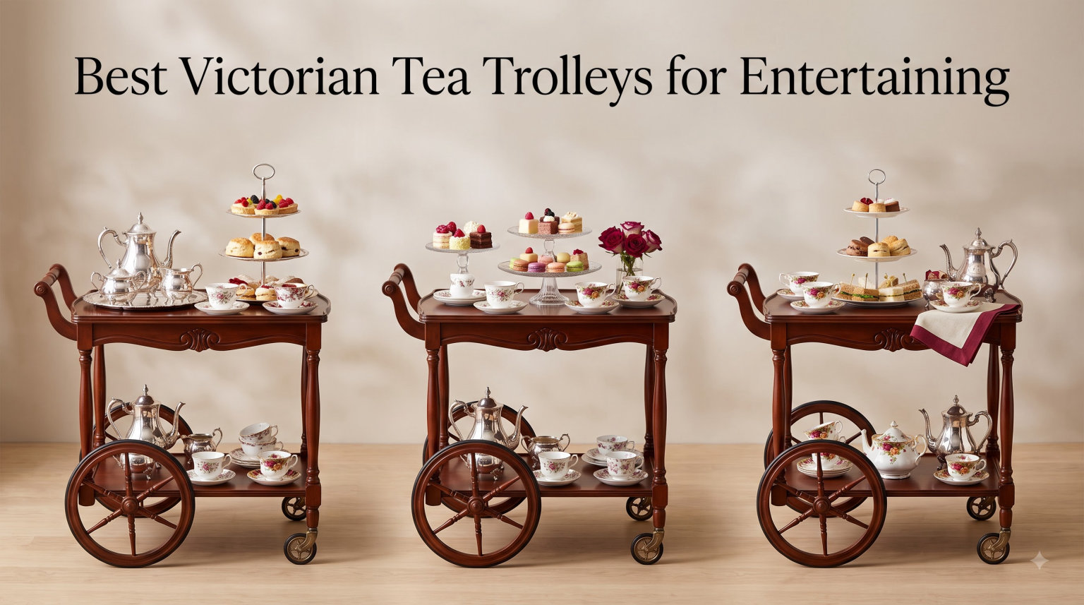 Best Victorian Tea Trolleys for Entertaining