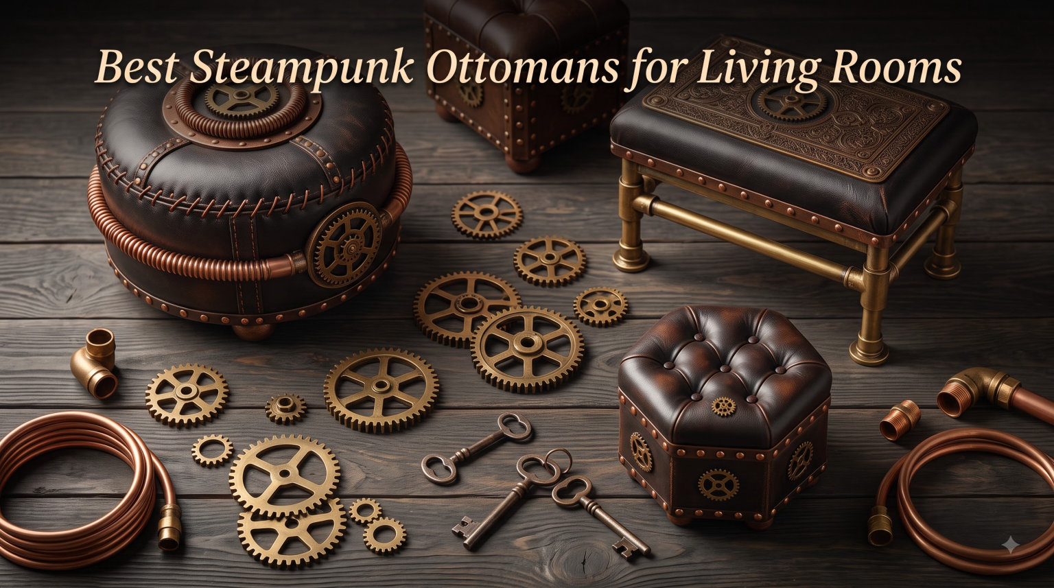 Best Steampunk Ottomans for Living Rooms