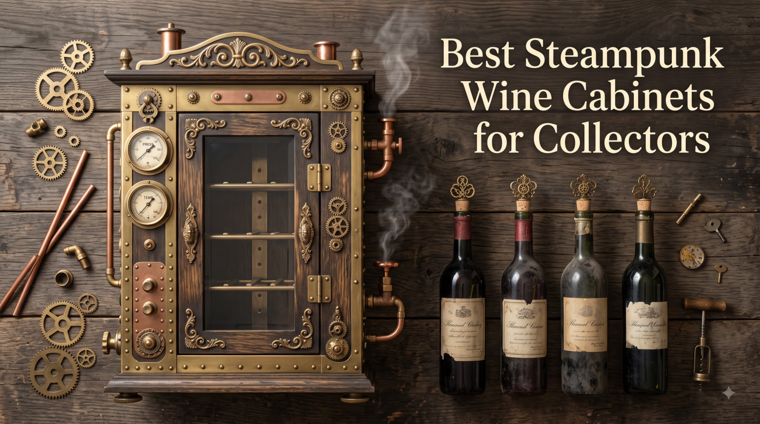 Best Steampunk Wine Cabinets for Collectors