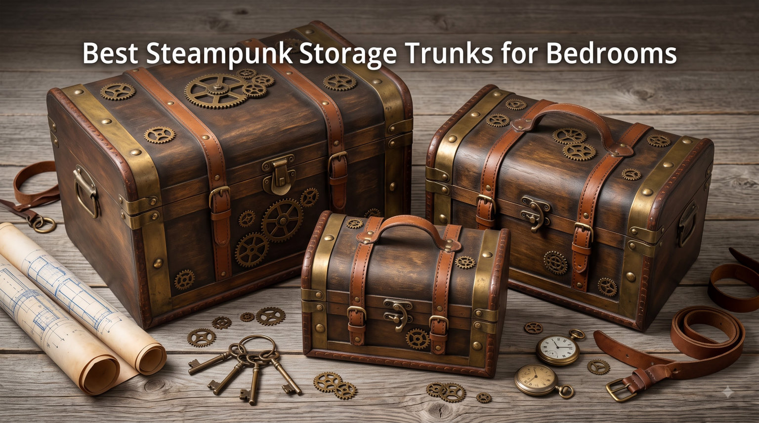 Best Steampunk Storage Trunks for Bedrooms