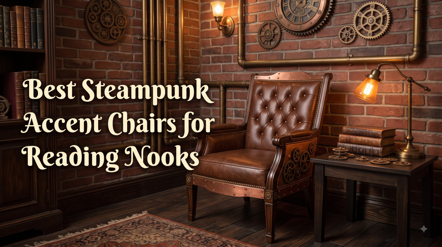 Best Steampunk Accent Chairs for Reading Nooks