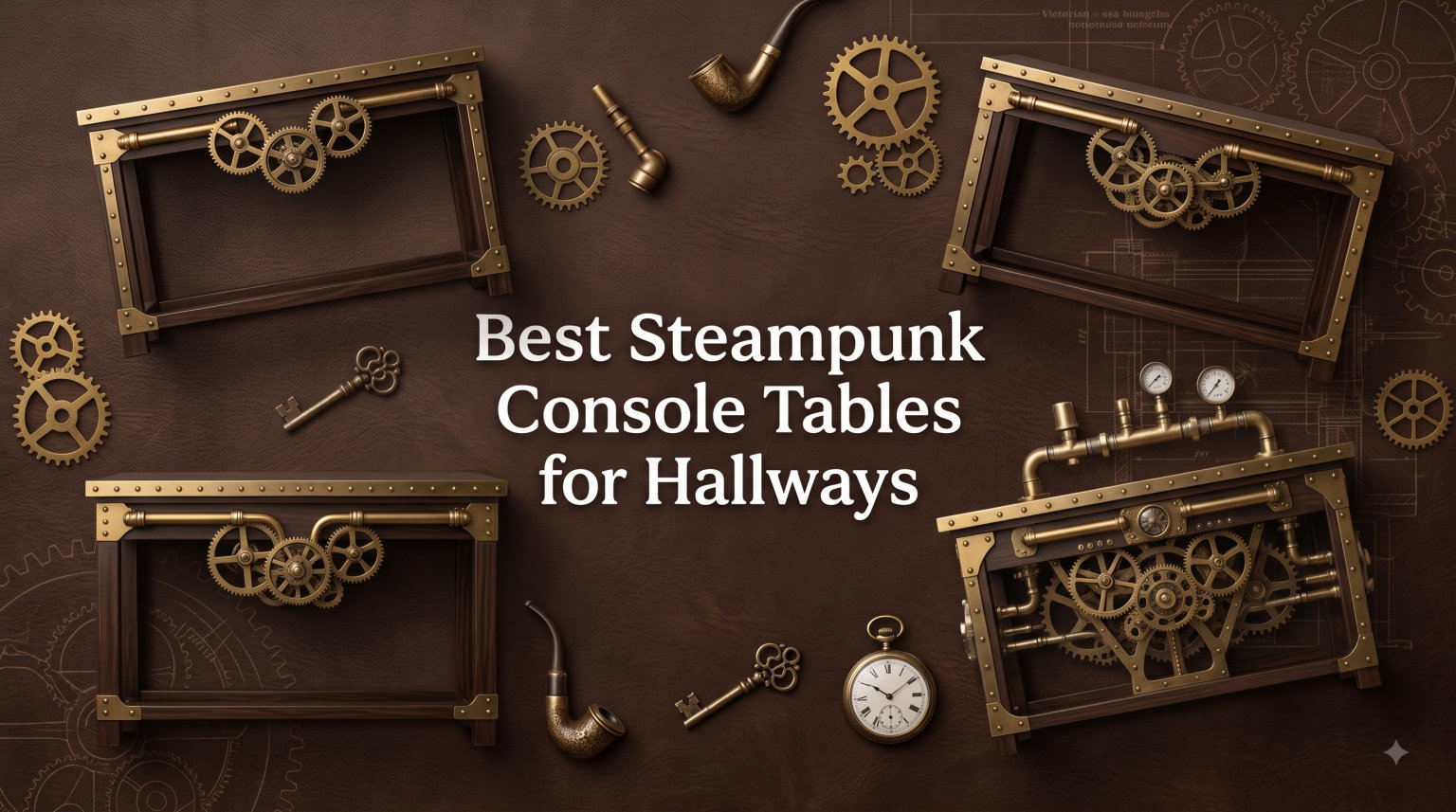 Best Steampunk Console Tables for Hallways