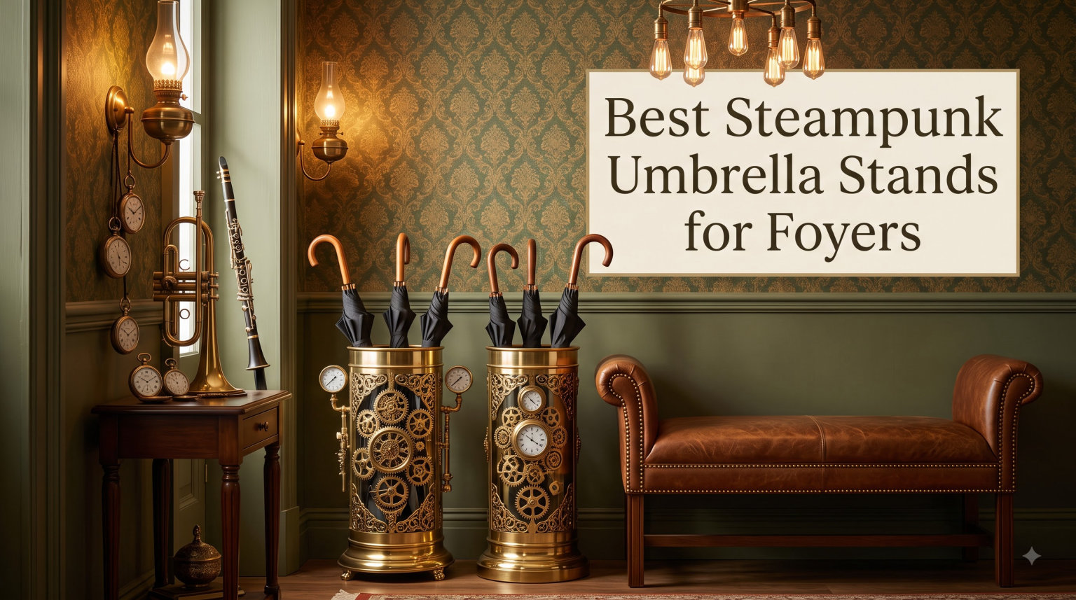 Best Steampunk Umbrella Stands for Foyers