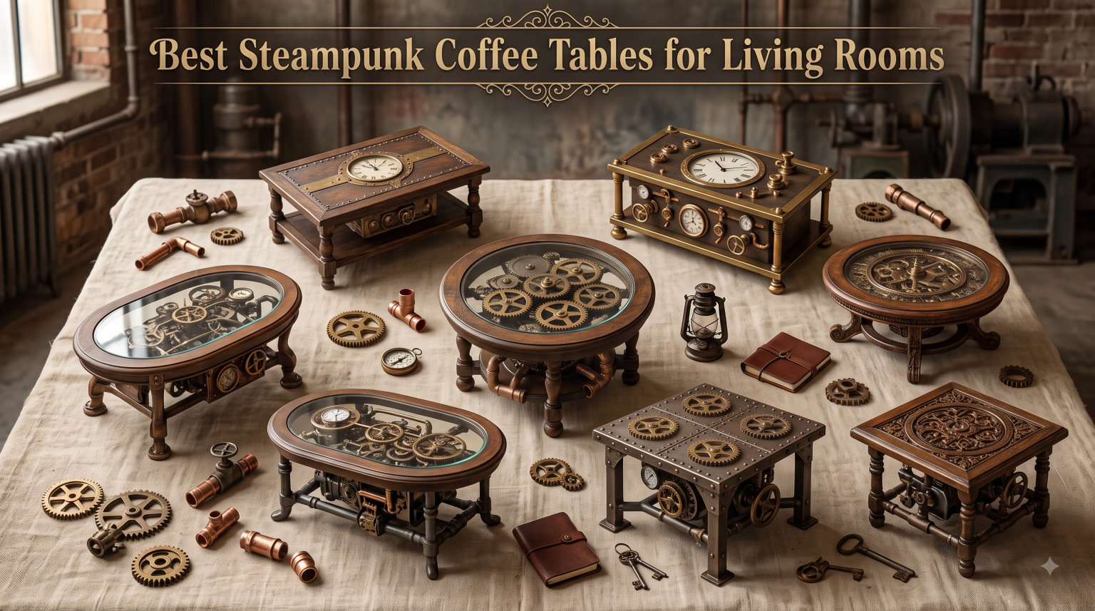 Best Steampunk Coffee Tables for Living Rooms