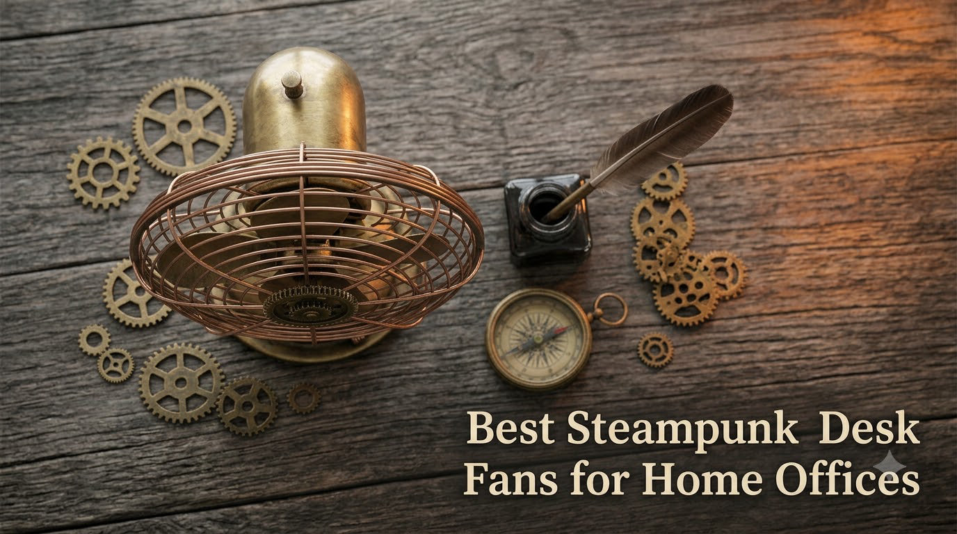 Best Steampunk Desk Fans for Home Offices