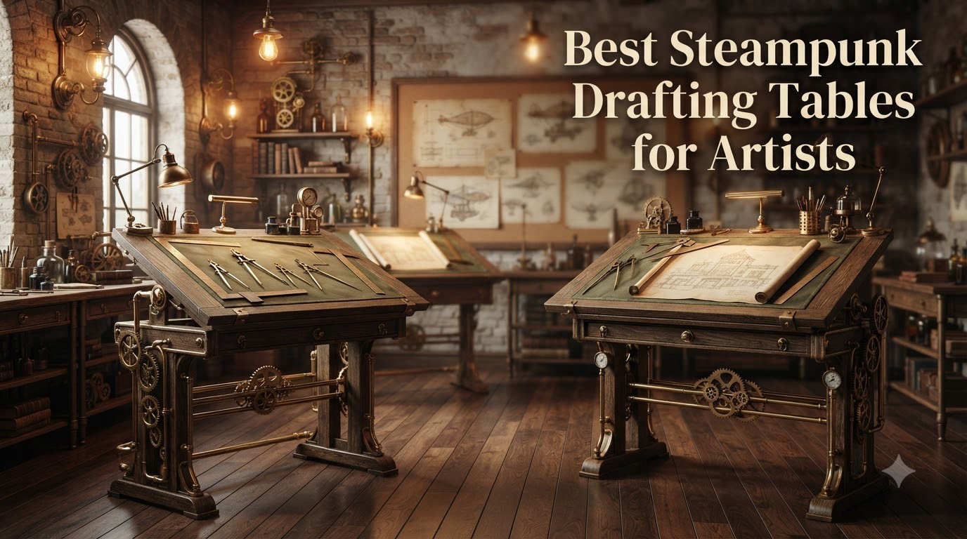 Best Steampunk Drafting Tables for Artists