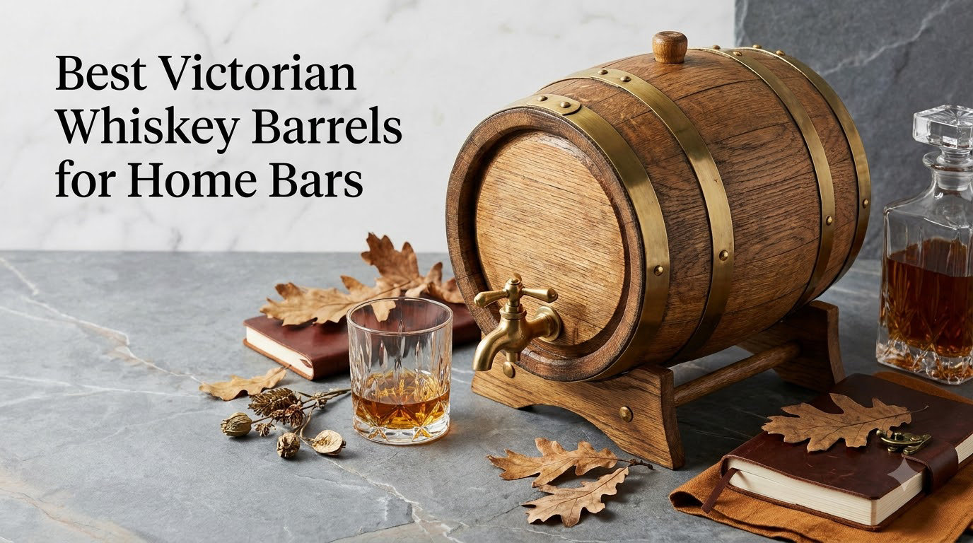 Best Victorian Whiskey Barrels for Home Bars
