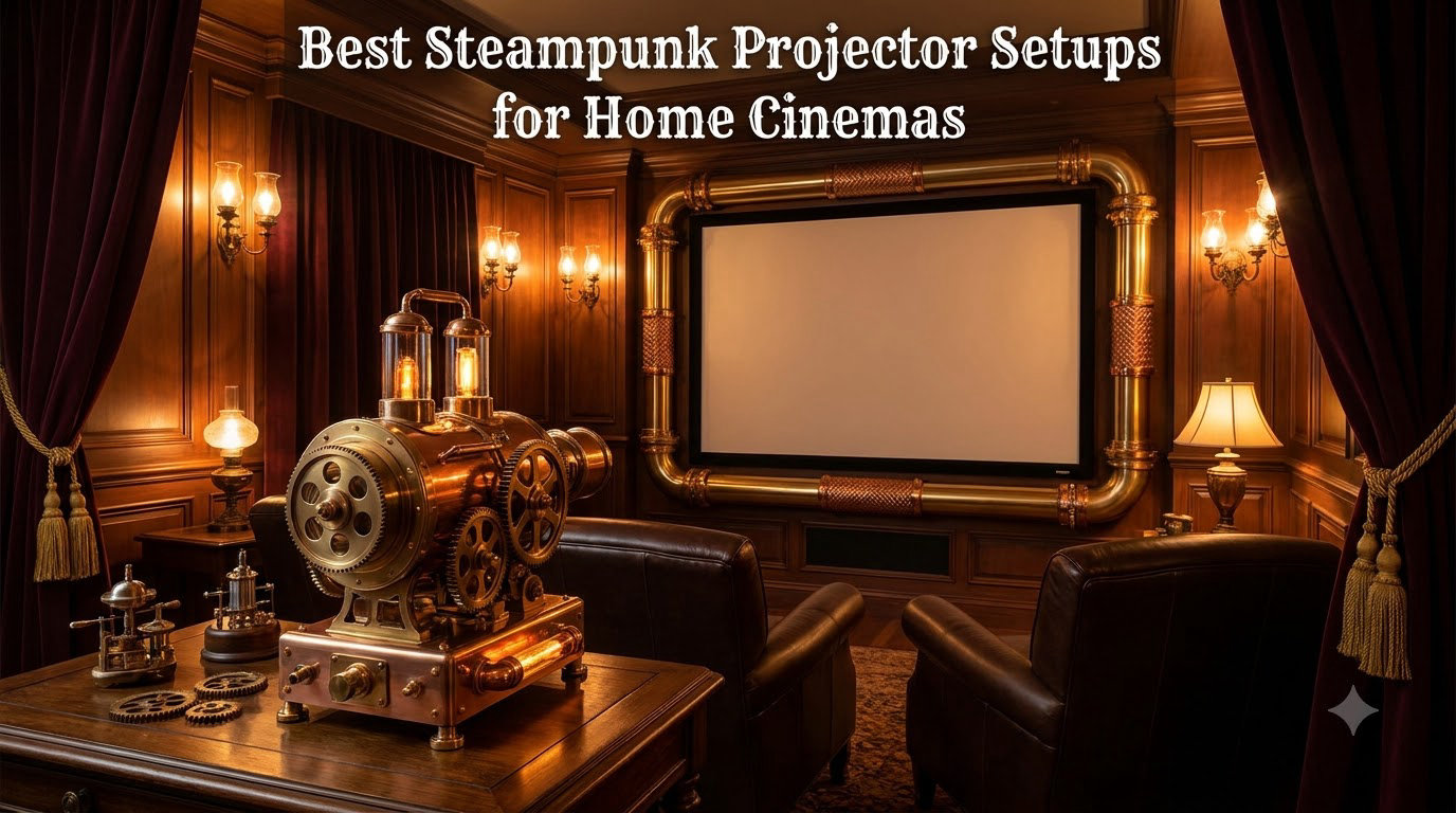 Best Steampunk Projector Setups for Home Cinemas