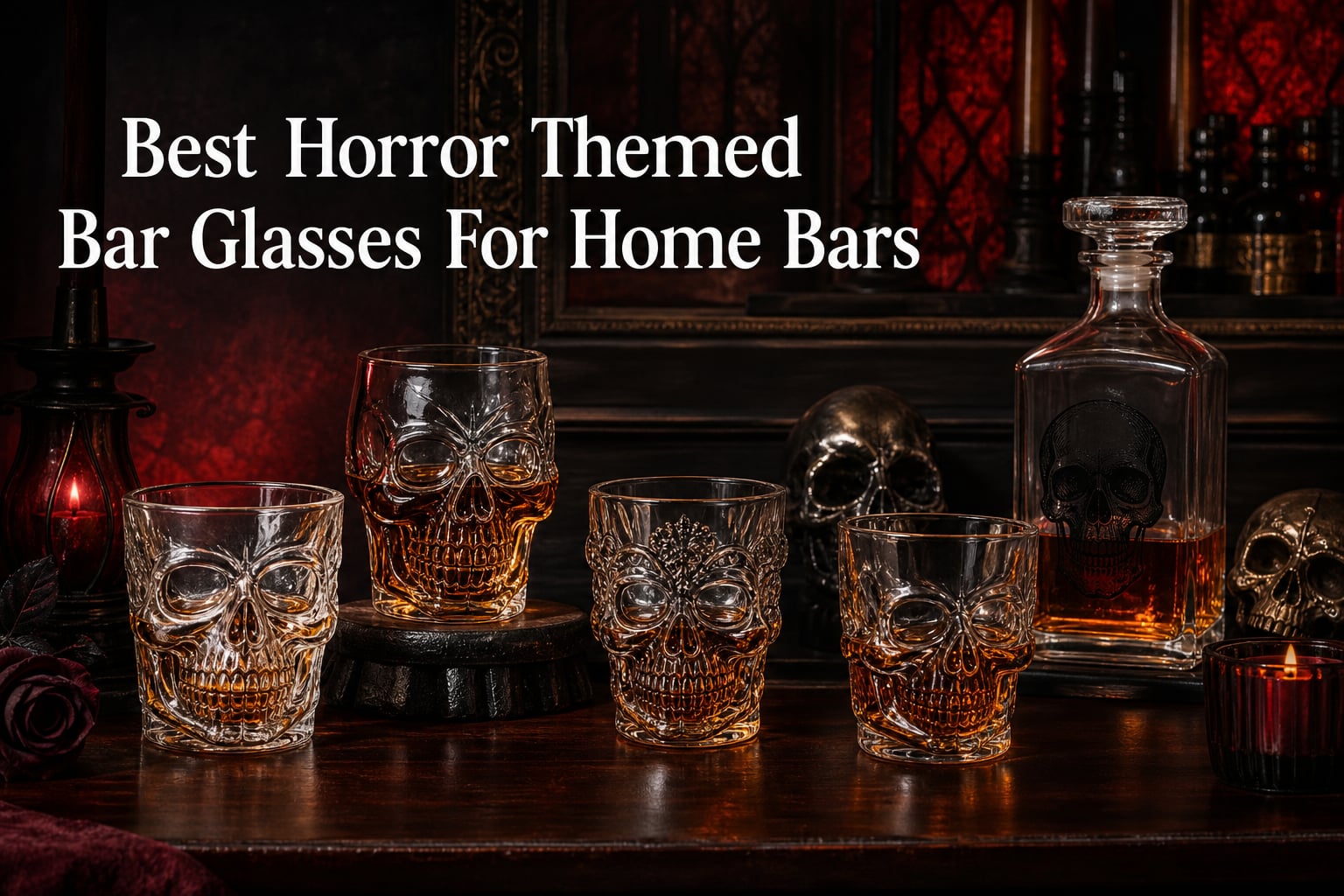Best Horror Themed Bar Glasses For Home Bars