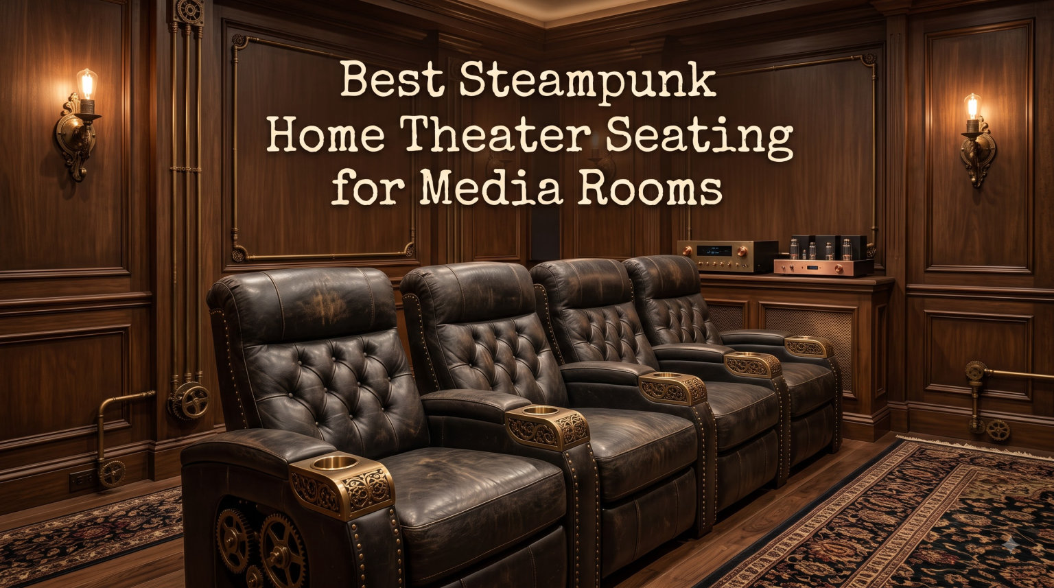 Best Steampunk Home Theater Seating for Media Rooms
