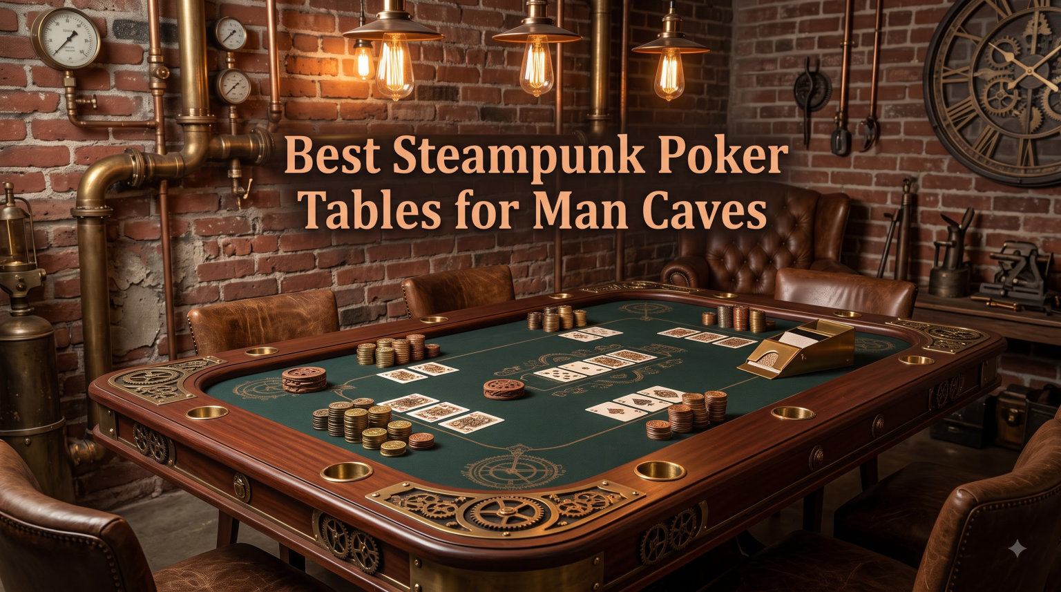 Best Steampunk Poker Tables for Man Caves