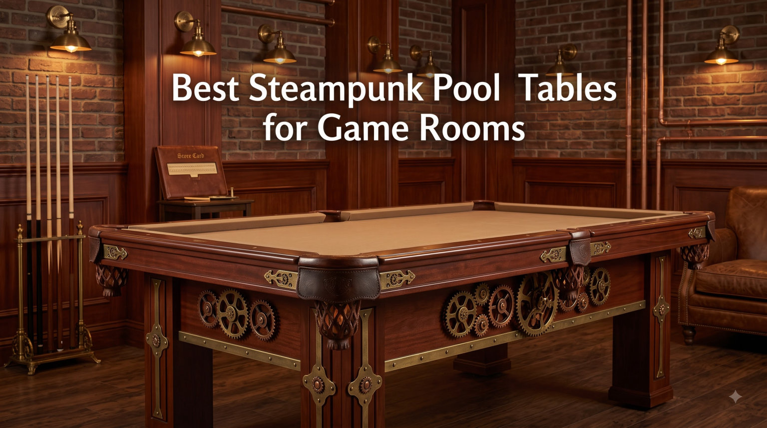 Best Steampunk Pool Tables for Game Rooms