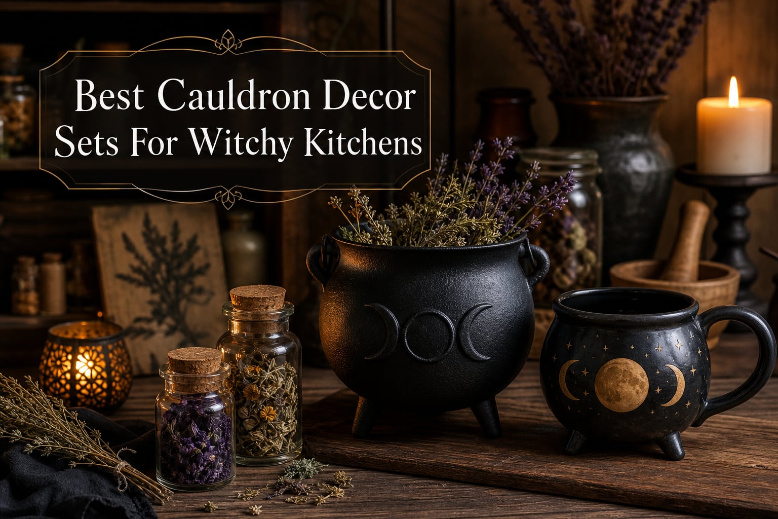 Best Cauldron Decor Sets For Witchy Kitchens