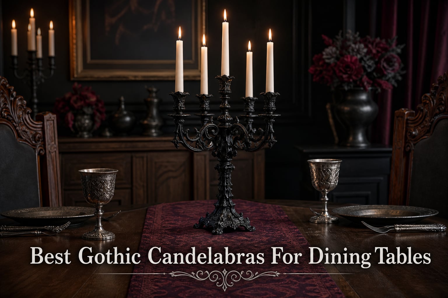 Best Gothic Candelabras For Dining Tables