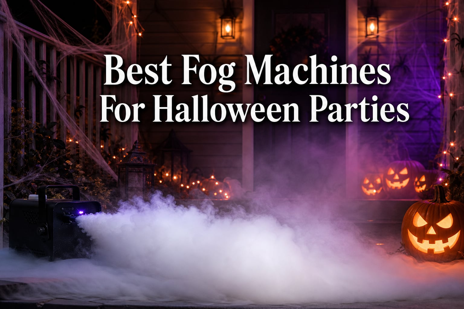 Best Fog Machines For Halloween Parties