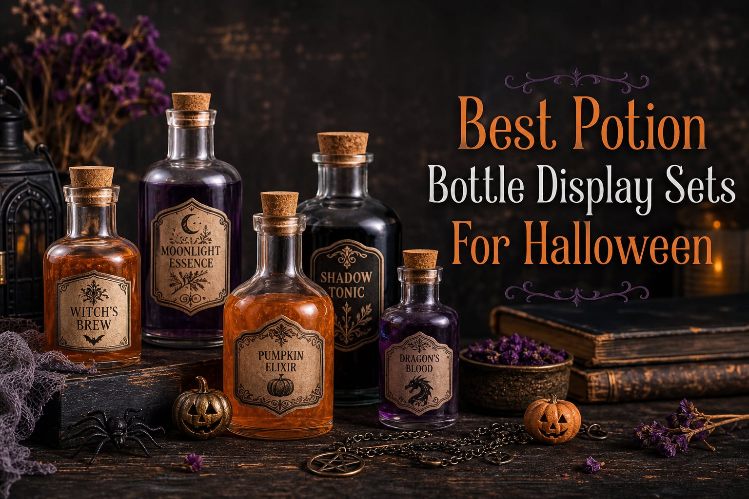 Best Potion Bottle Display Sets For Halloween