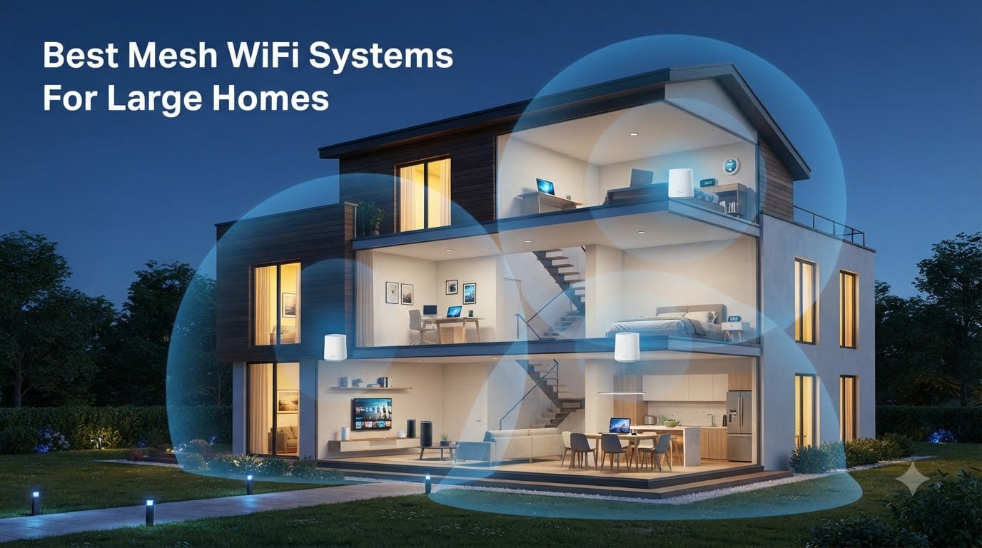 Best Mesh WiFi Systems For Large Homes