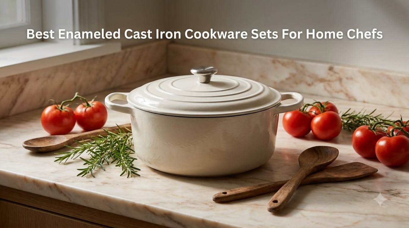 Best Enameled Cast Iron Cookware Sets For Home Chefs