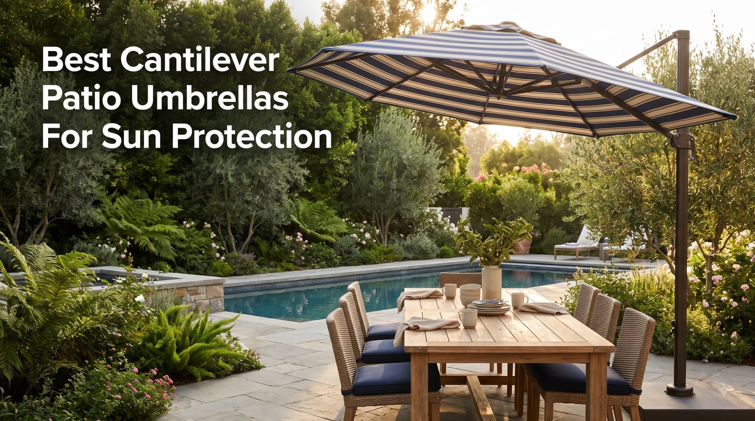 Best Cantilever Patio Umbrellas For Sun Protection