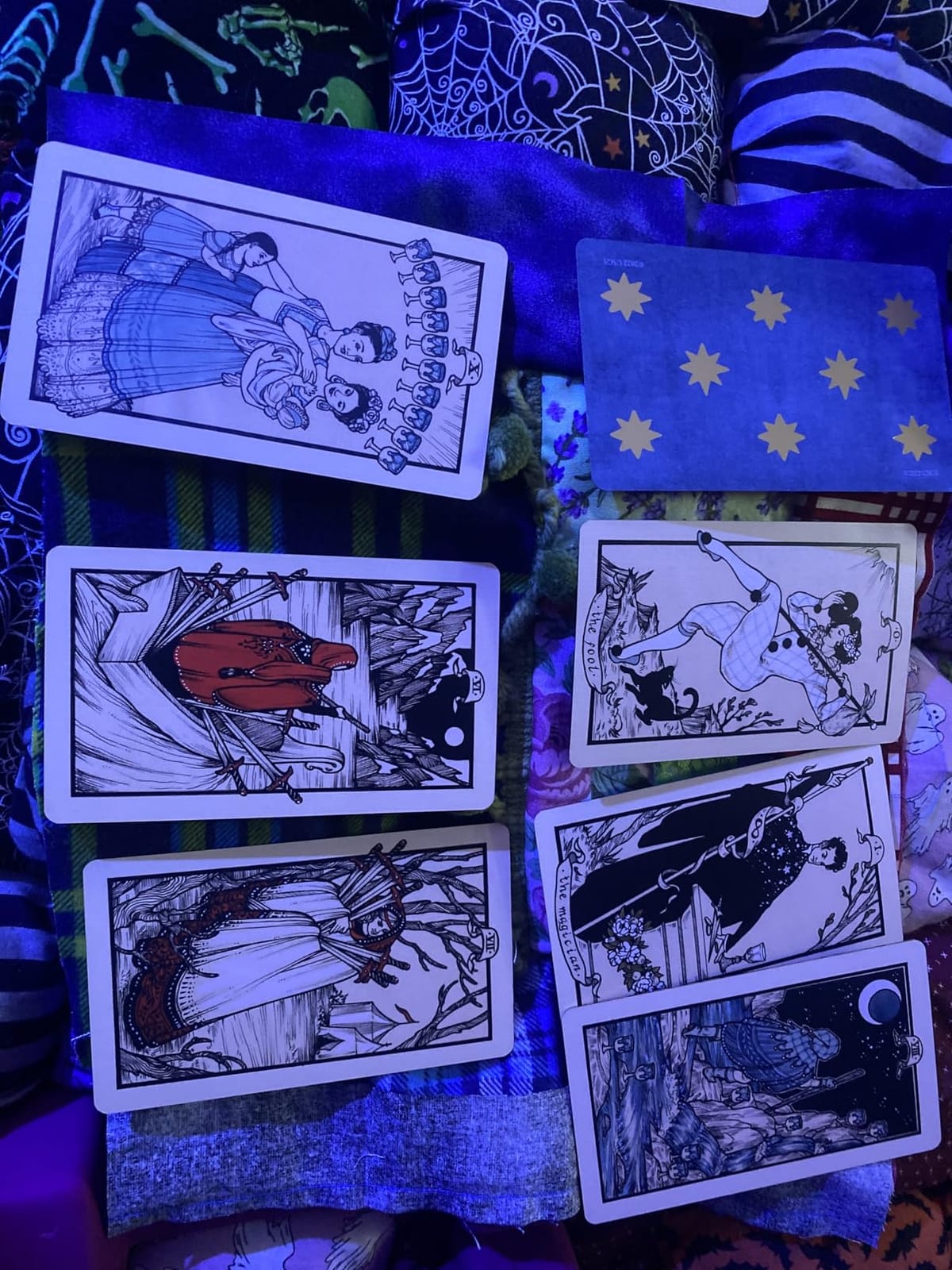 Fyodor Pavlov Tarot: Inclusive, Hand-Painted 78-Card Deck with Gold Gilt Edges & Linen Finish with 172-Page Hardcover Guidebook customer photo 1