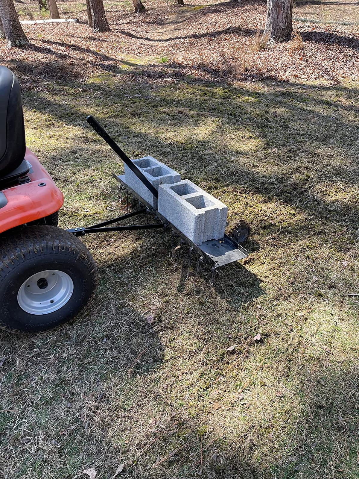 Agri-Fab 48 In Tow Behind Lawn Dethatcher with 24 Durable Spring Steel Tines and Universal Hitch customer photo 2