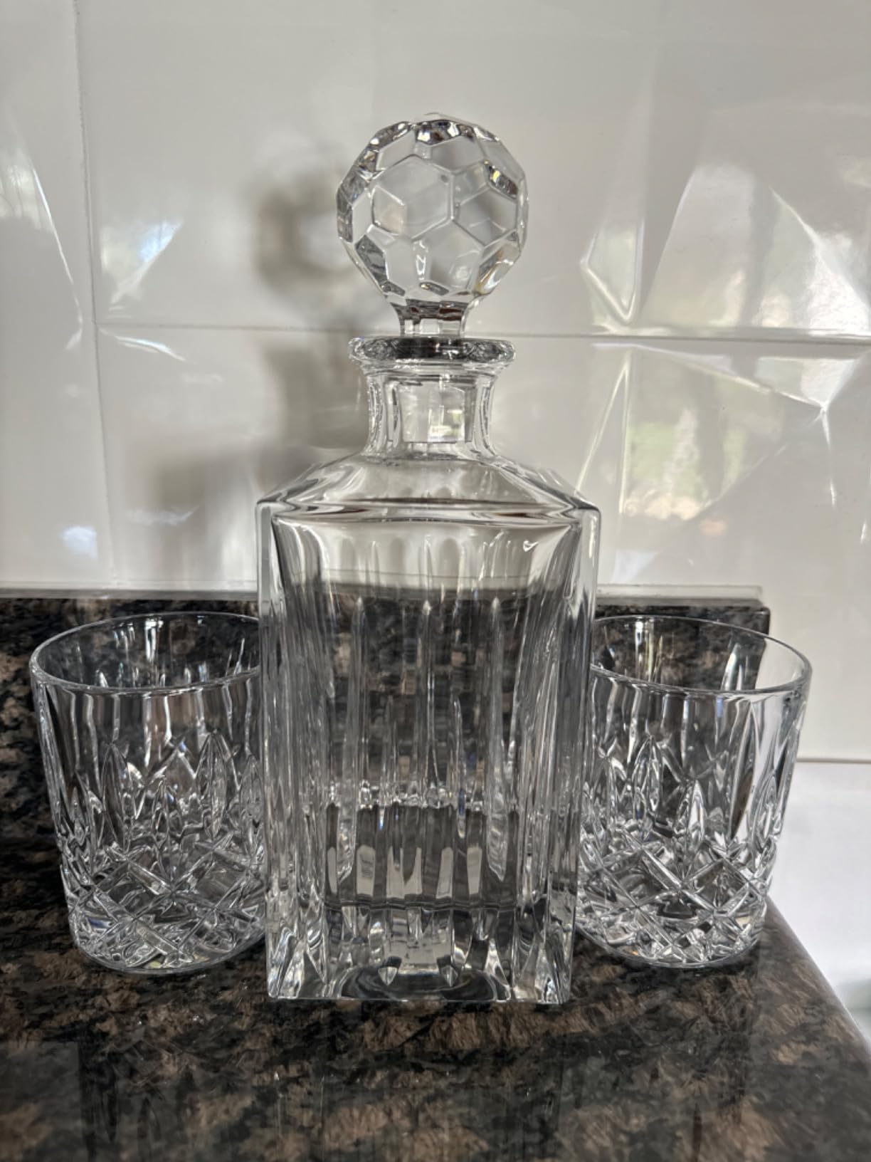 Reed & Barton Crystal Soho Square Decanter customer photo 1