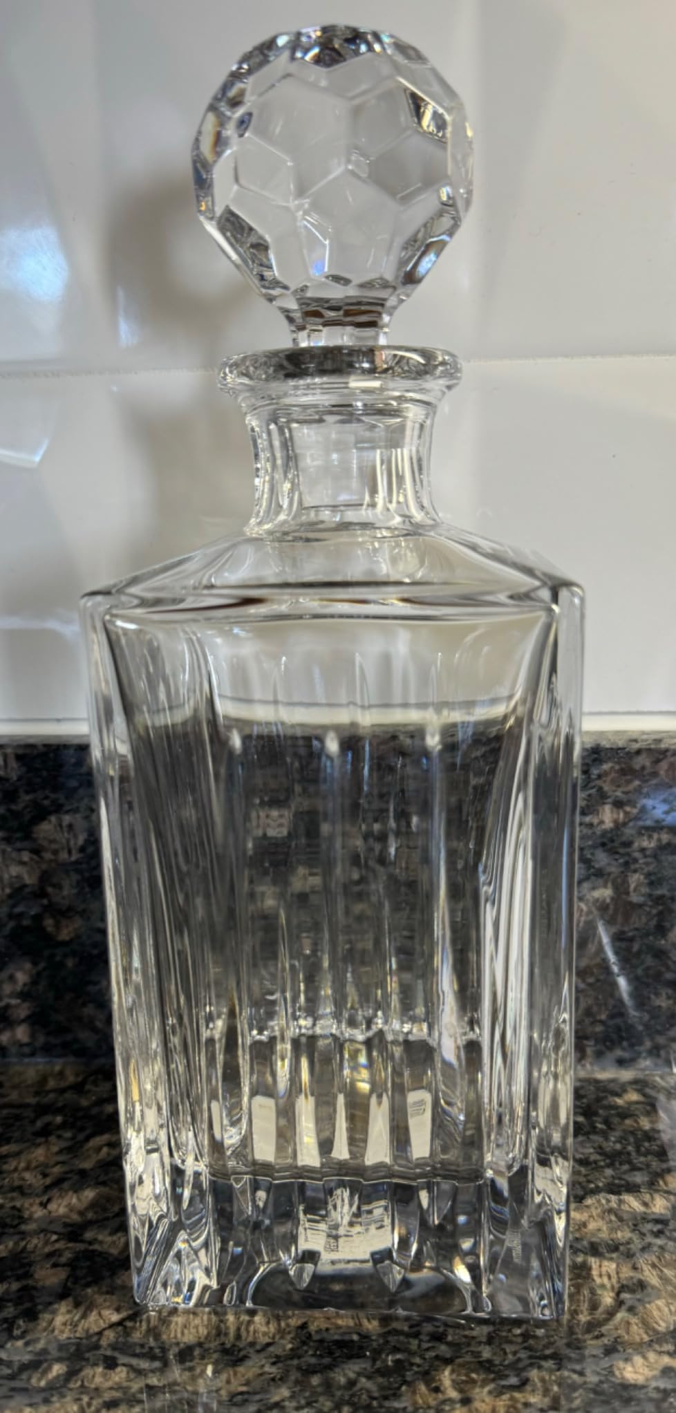 Reed & Barton Crystal Soho Square Decanter customer photo 2