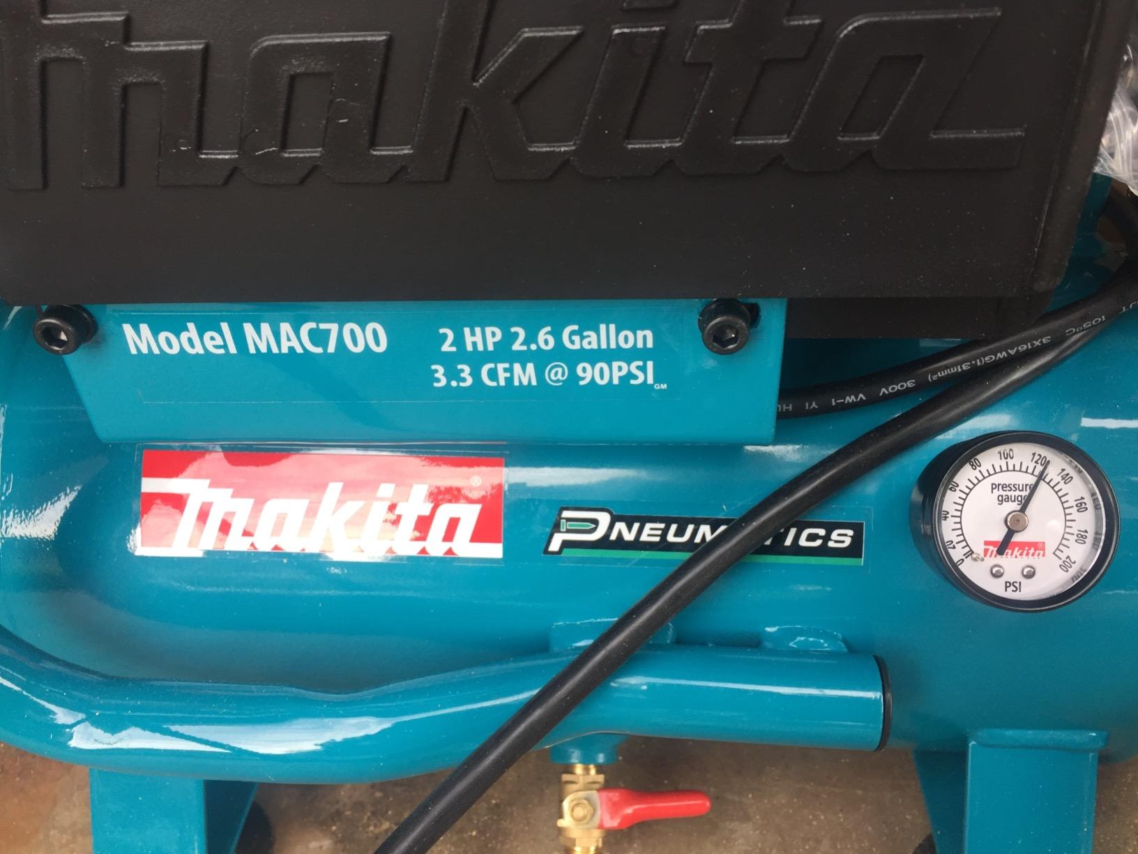 Makita MAC700 2.0 HP* Big Bore™ Air Compressor customer photo 2