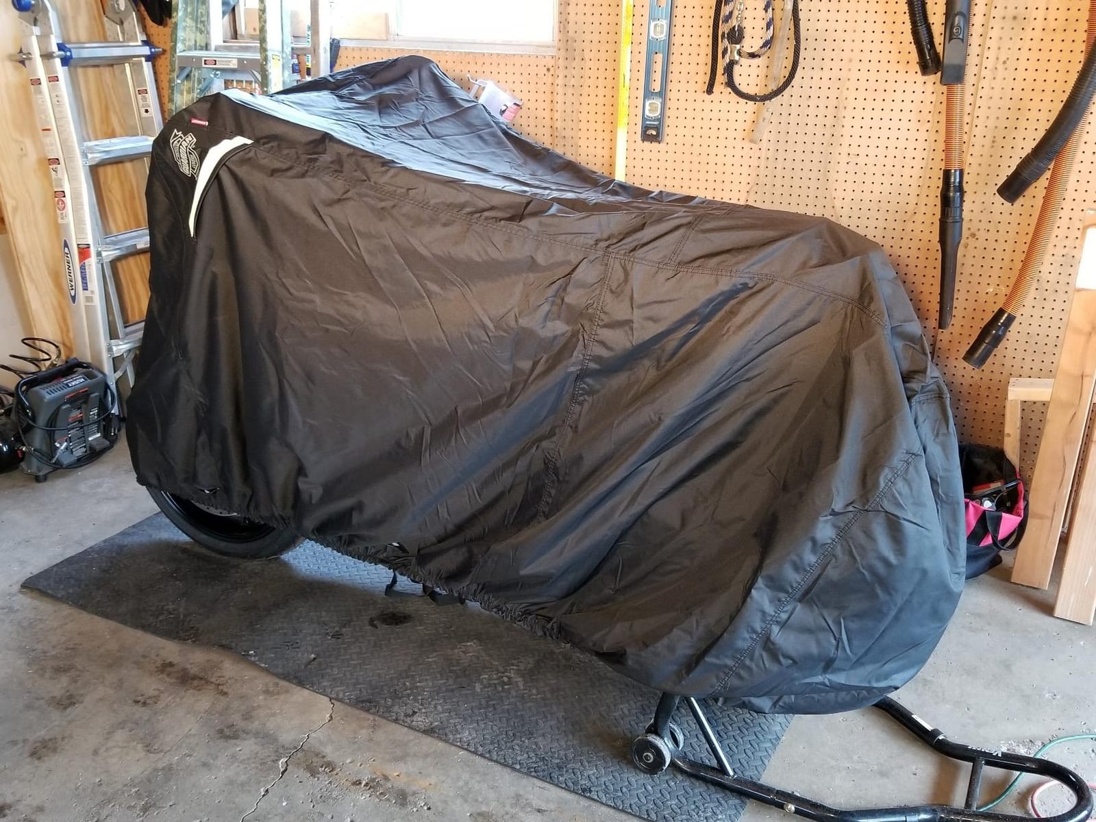 Dowco Guardian 50124-00 WeatherAll Plus Indoor/Outdoor Waterproof Motorcycle Cover, Black, Sportbike customer photo 1