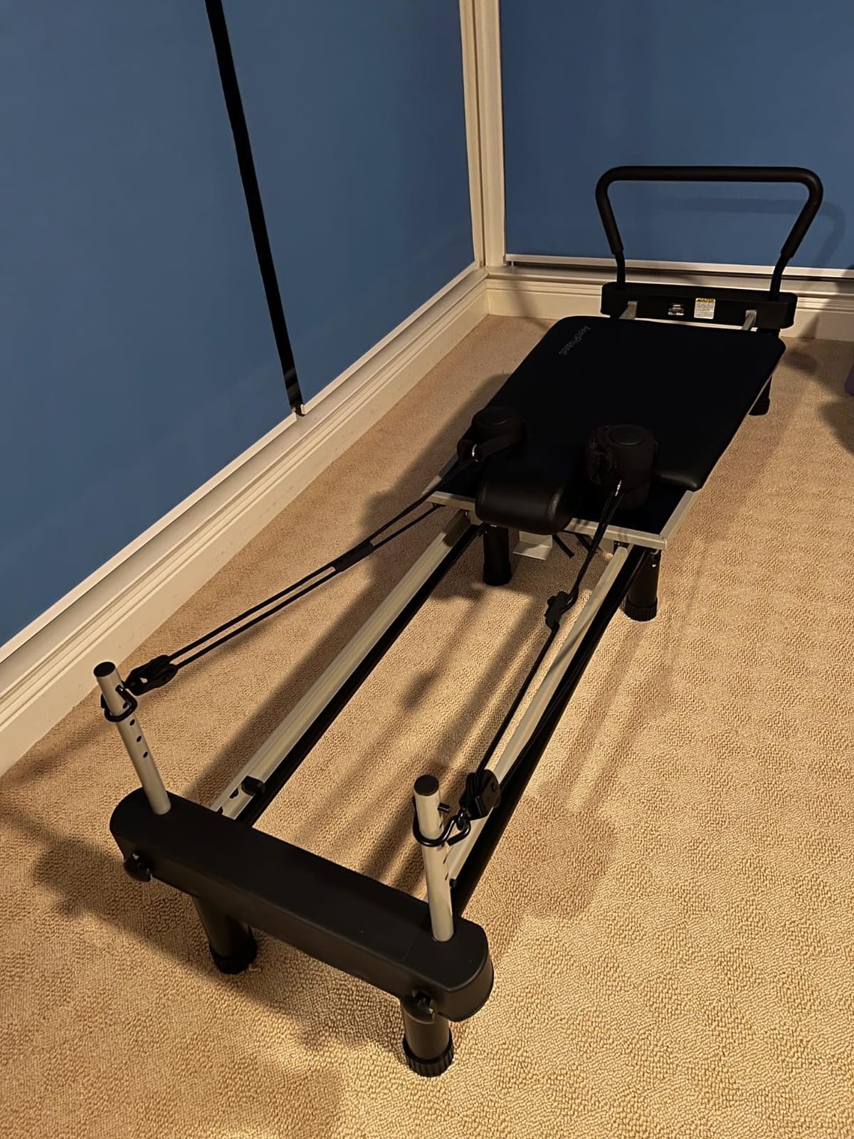 AeroPilates Pilates Reformer Machine, Gym Equipment for Resistance Workout, Strength & Fitness Training - Foldable & Compact customer photo 2