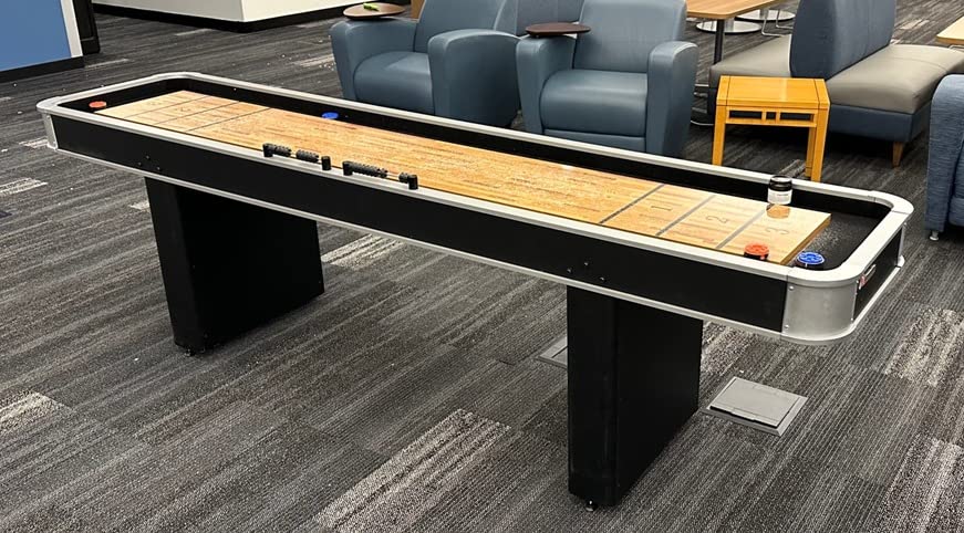 Atomic 9' LED Shuffleboard Tables with Poly-Coated Playing Surface customer photo 1