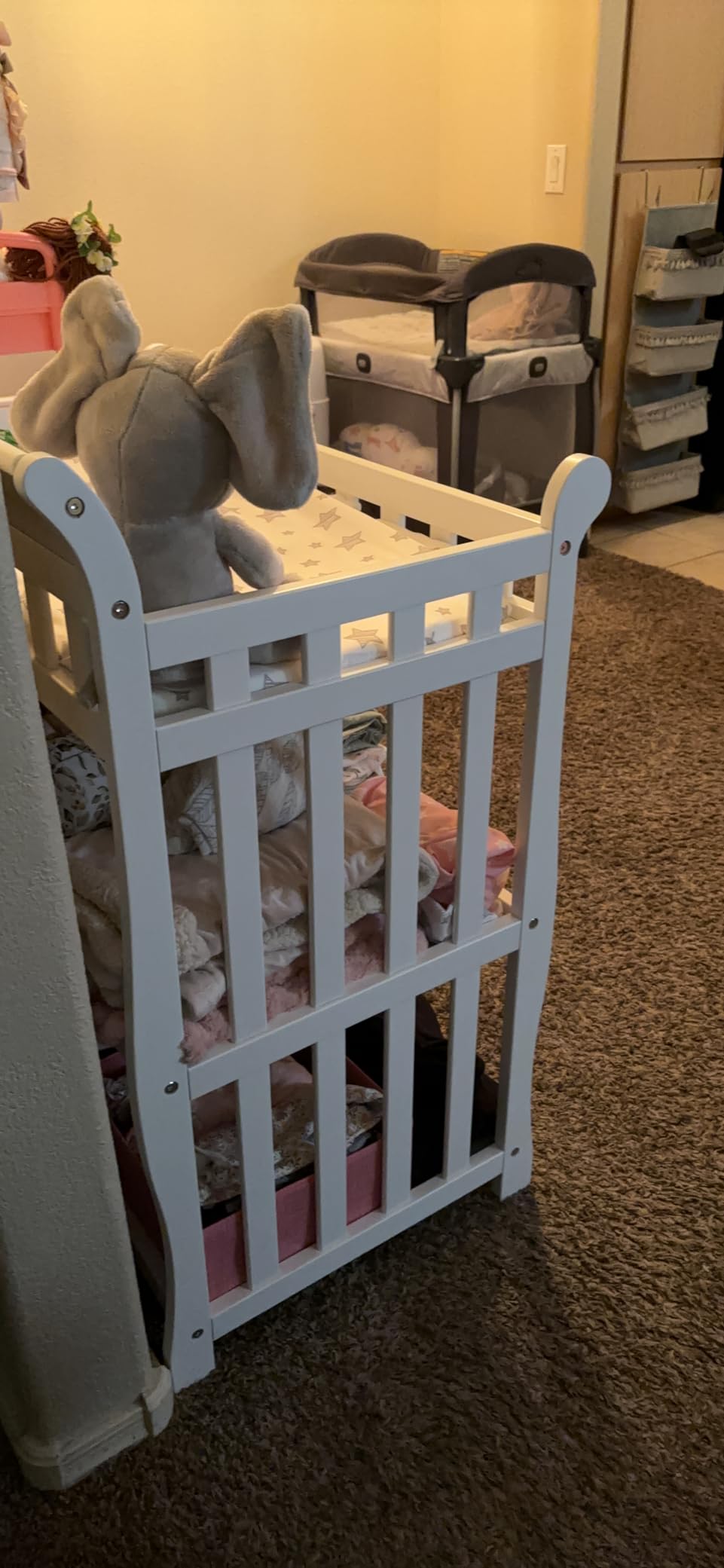 Delta Children Eclipse Changing Table with Changing Pad, White customer photo 2