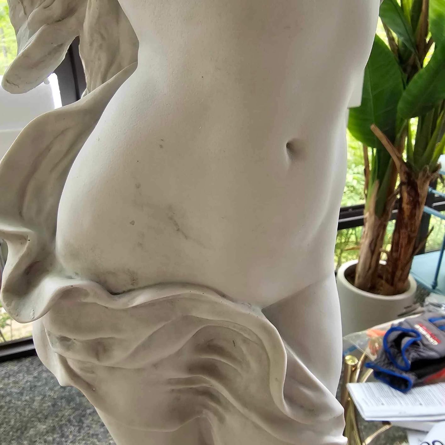 Design Toscano Spring Awakening Classic Woman Garden Statue, 14 inches wide, 40 inches tall, Cast Stone Resin, Antique Stone Finish customer photo 1
