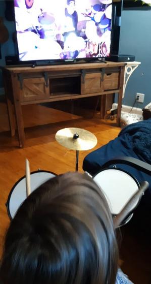 Best Choice Products 3-Piece Beginner Drum Set for Kids Juniors, w/Throne Stool, Cymbal, Drum Sticks, Bass Drum Pedal, 2 Toms - Blue customer photo 1