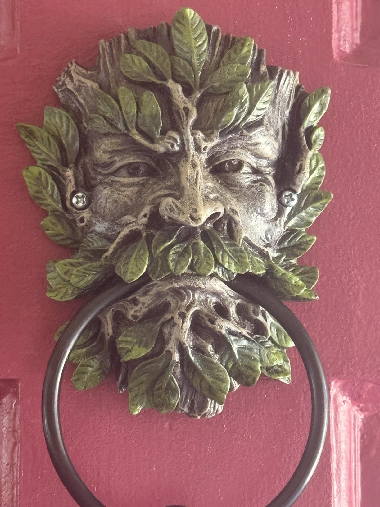 Celtic Greenman Green Man Door Knocker customer photo 1