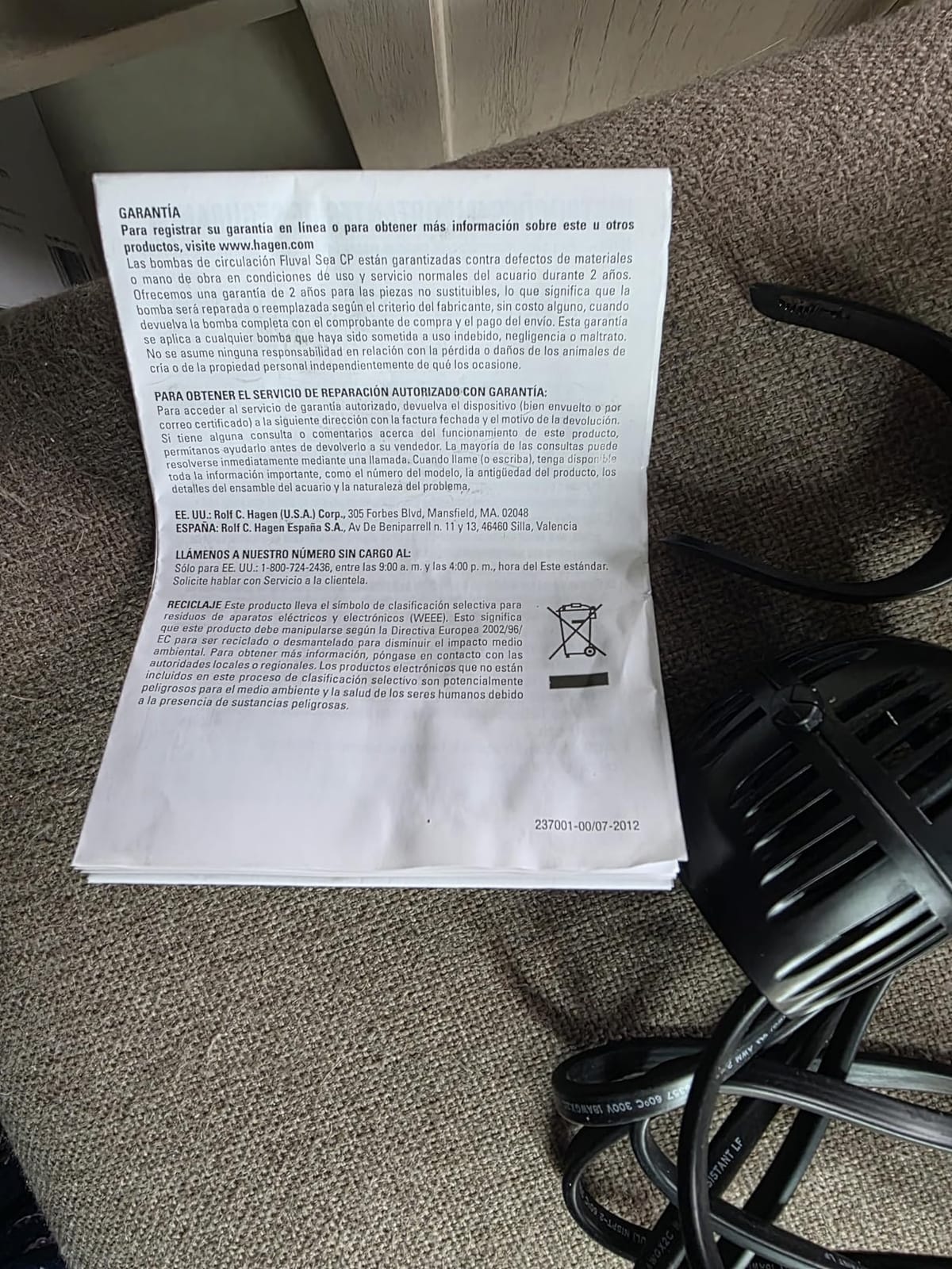 Fluval Sea CP2 Wave Maker Circulation Pump for Freshwater & Saltwater Aquariums, 14346 customer photo 1