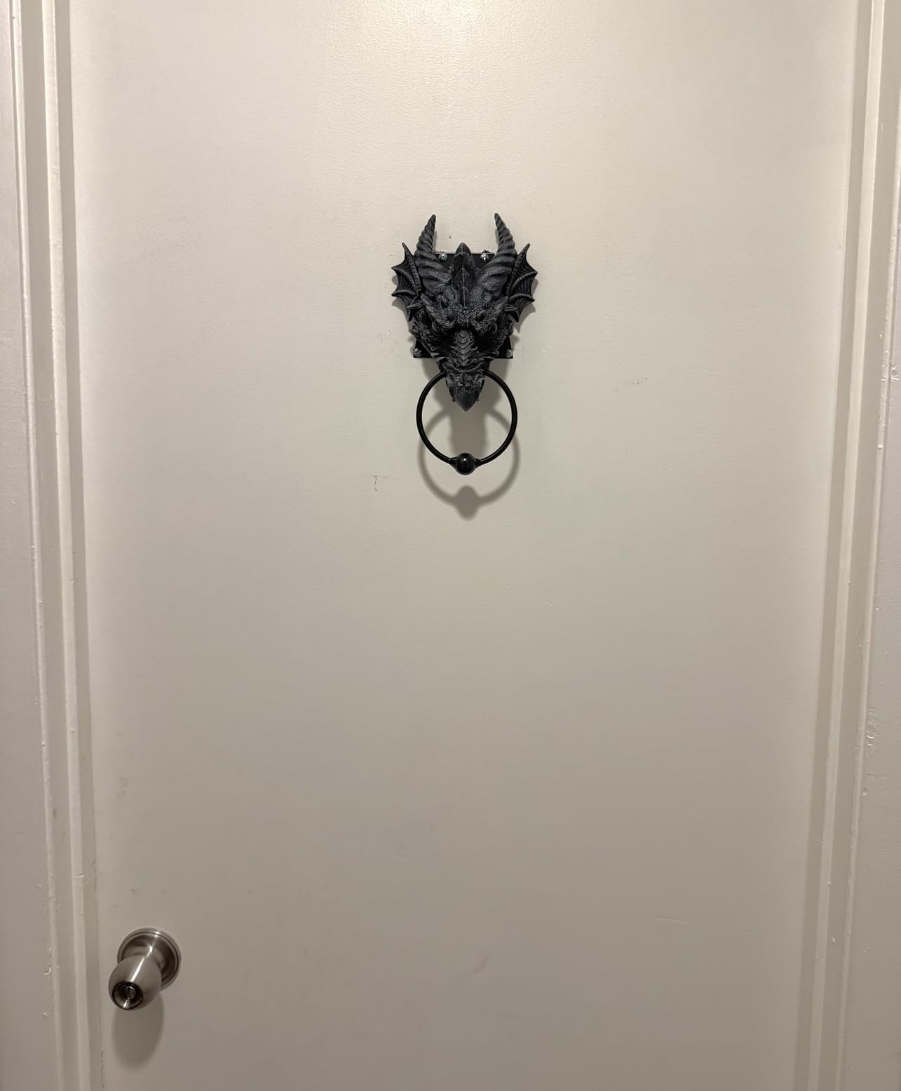 Pacific Giftware 9.25 Inch Gargoyle Dragon Door Knocker Resin Statue Figurine customer photo 1