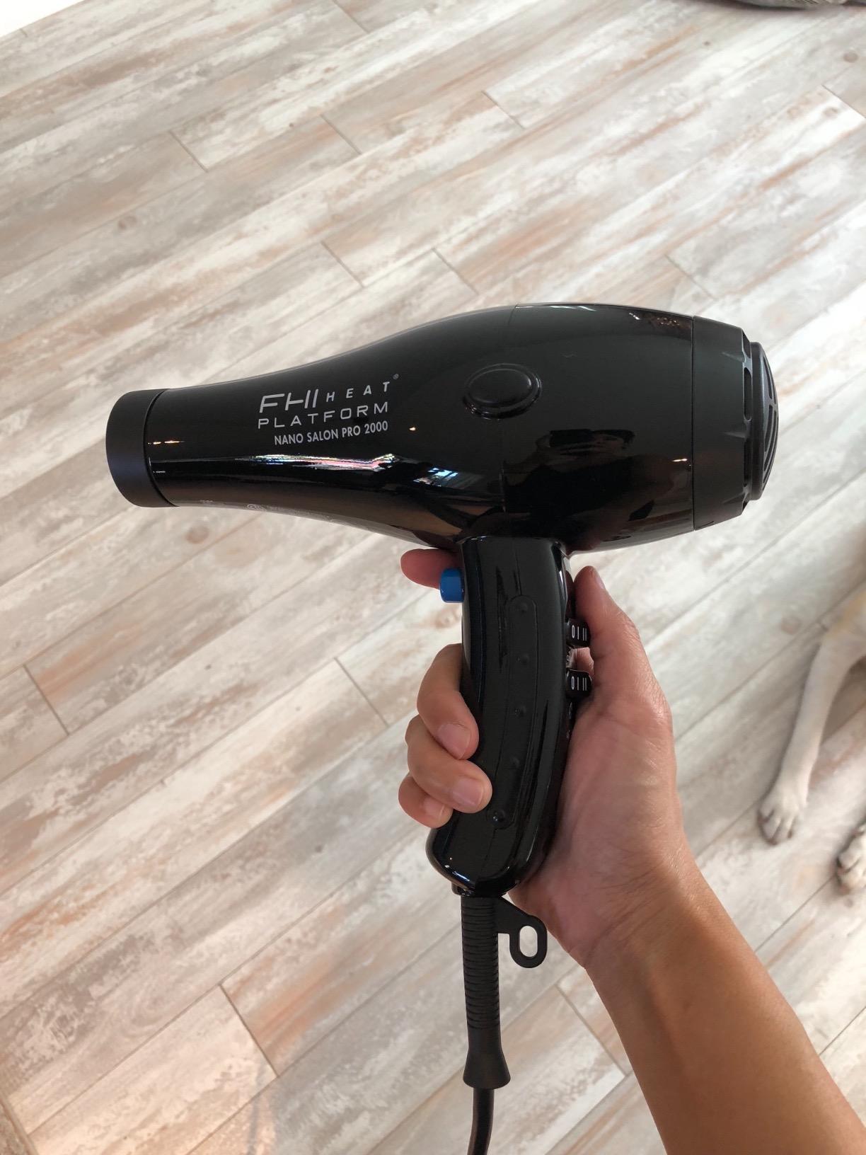 FHI HEAT Platform Nano Power Salon Pro 2000 Tourmaline Ceramic Quick Dry Hair Dryer with 3 Piece Attachment Set customer photo 1