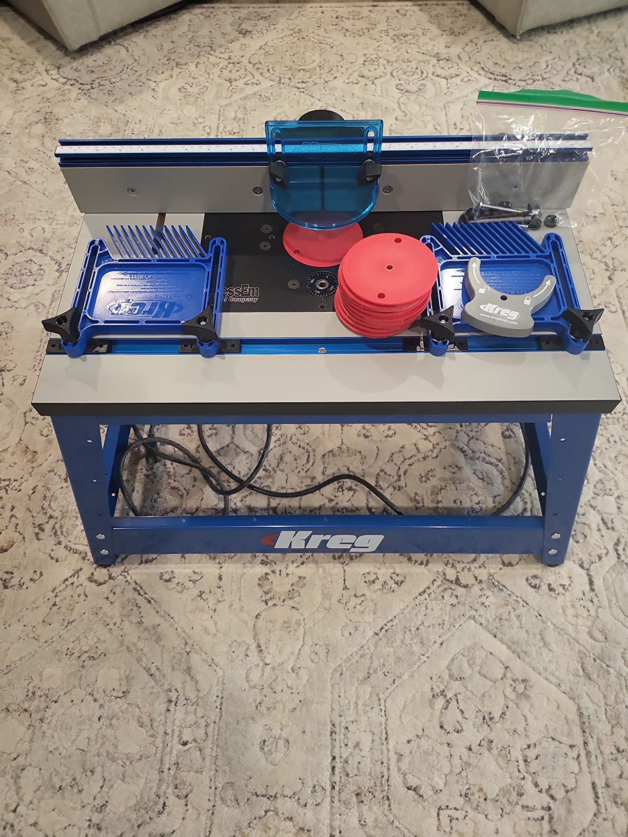 Kreg PRS2100 Bench Top Router Table - Full Size Portable Router Table for Workshops - Workbench Accessory - Holiday Home Improvement Gifts for Him customer photo 1
