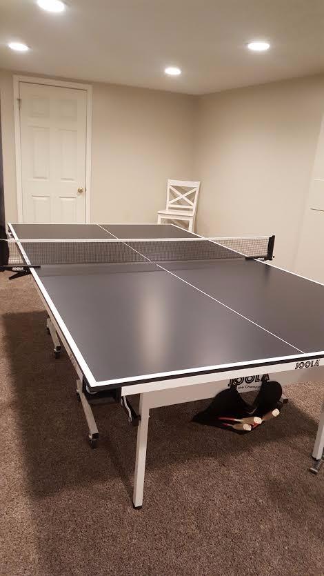 JOOLA Rally TL Professional MDF Indoor Ping Pong Table w/Quick Clamp Table Tennis Net & Post Set - 10 Minute Easy Assembly - Corner Ball Holders - Tournament Quality - Includes Playback Mode customer photo 1